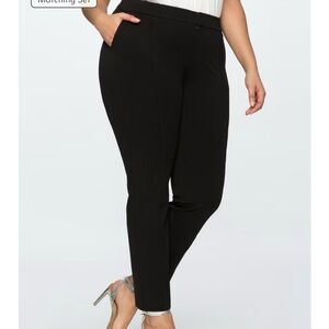Eloquii Ultimate Stretch Slim Leg Pants - Black